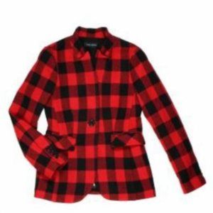 Pink Tartan Plaid Blazer